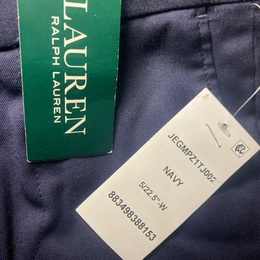 Ralph Lauren Navy Straight Fit Dress Pants‎ Thanksgiving Christmas Holiday